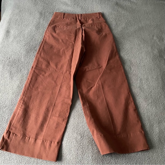 FRANK AND OAK Josephine Cropped Wide Leg Pant - Picture 6 of 7